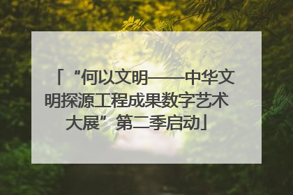 “何以文明——中华文明探源工程成果数字艺术大展”第二季启动