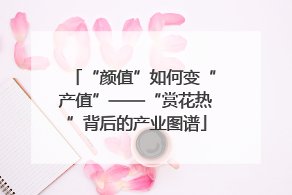 “颜值”如何变“产值”——“赏花热”背后的产业图谱