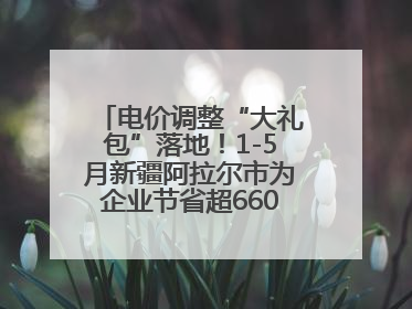 电价调整“大礼包”落地！1-5月新疆阿拉尔市为企业节省超6600万元电费