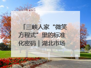 三峡人家“微笑方程式”里的标准化密码｜湖北市场监管所的故事