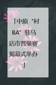 中原“村BA”驻马店市晋级赛揭幕式举办