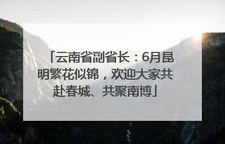 云南省副省长：6月昆明繁花似锦，欢迎大家共赴春城、共聚南博