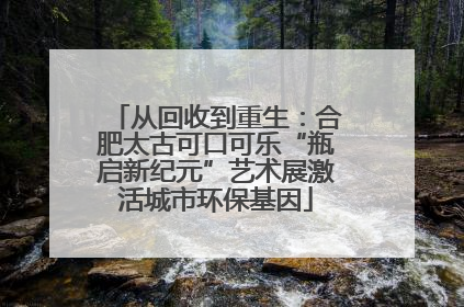 从回收到重生：合肥太古可口可乐“瓶启新纪元”艺术展激活城市环保基因