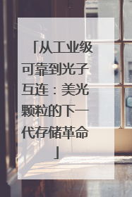 从工业级可靠到光子互连：美光颗粒的下一代存储革命