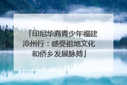 印尼华裔青少年福建漳州行：感受祖地文化和侨乡发展脉搏