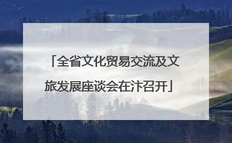 全省文化贸易交流及文旅发展座谈会在汴召开