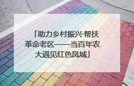 助力乡村振兴·帮扶革命老区——当百年农大遇见红色凤城