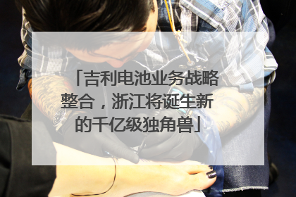 吉利电池业务战略整合，浙江将诞生新的千亿级独角兽