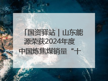 国资驿站｜山东能源荣获2024年度中国炼焦煤销量“十强”；全国首例铁路盖上智慧物流园钢结构主体完工