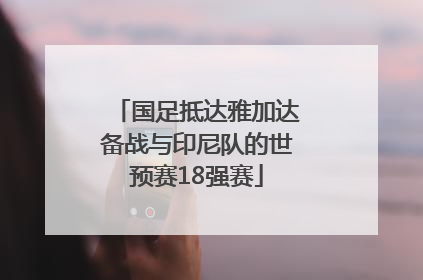 国足抵达雅加达备战与印尼队的世预赛18强赛