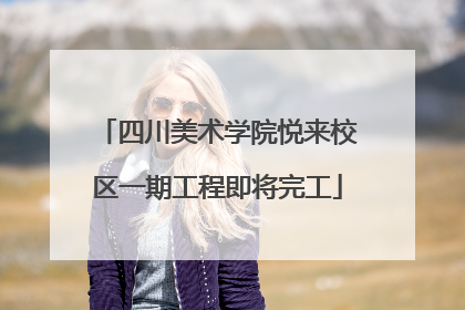 四川美术学院悦来校区一期工程即将完工