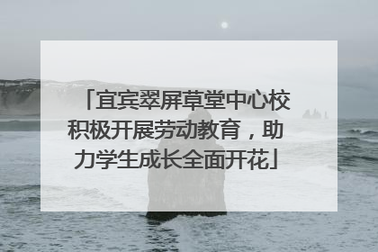 宜宾翠屏草堂中心校积极开展劳动教育，助力学生成长全面开花
