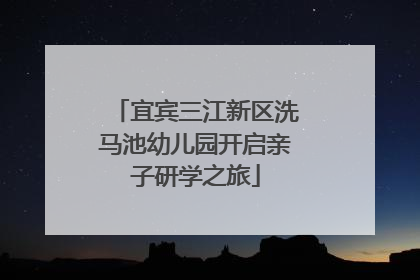 宜宾三江新区洗马池幼儿园开启亲子研学之旅