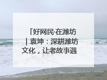 好网民·在潍坊｜袁坤：深耕潍坊文化，让老故事遇见新传播