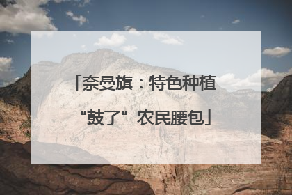 奈曼旗：特色种植“鼓了”农民腰包