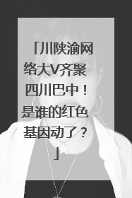 川陕渝网络大V齐聚四川巴中！是谁的红色基因动了？