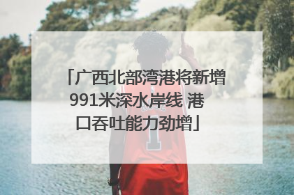广西北部湾港将新增991米深水岸线 港口吞吐能力劲增