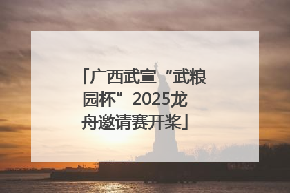 广西武宣“武粮园杯”2025龙舟邀请赛开桨