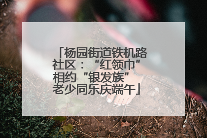 杨园街道铁机路社区：“红领巾”相约“银发族” 老少同乐庆端午