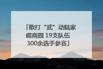 散打“武”动陆家嘴商圈 19支队伍300余选手参赛