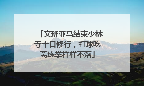 文班亚马结束少林寺十日修行，打球吃斋练拳样样不落