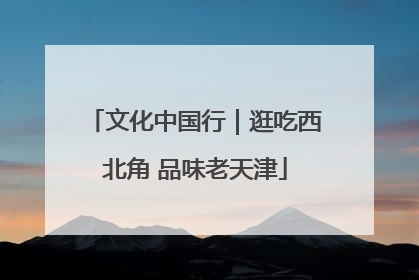 文化中国行｜逛吃西北角 品味老天津