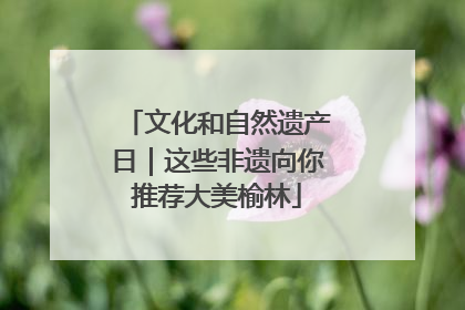 文化和自然遗产日｜这些非遗向你推荐大美榆林