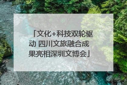 文化+科技双轮驱动 四川文旅融合成果亮相深圳文博会