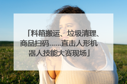 料箱搬运、垃圾清理、商品扫码……直击人形机器人技能大赛现场