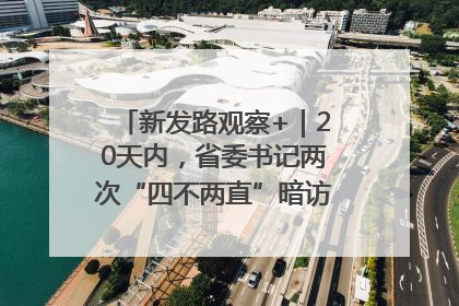 新发路观察+｜20天内，省委书记两次“四不两直”暗访，有何深意？