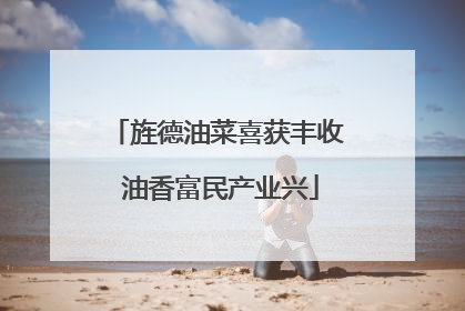 旌德油菜喜获丰收 油香富民产业兴