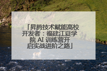 昇腾技术赋能高校开发者：福建江夏学院 AI 训练营开启实战进阶之路