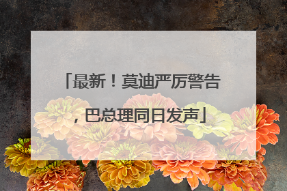 最新！莫迪严厉警告，巴总理同日发声