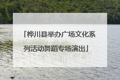 桦川县举办广场文化系列活动舞蹈专场演出