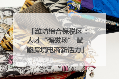 潍坊综合保税区：人才“强磁场” 赋能跨境电商新活力