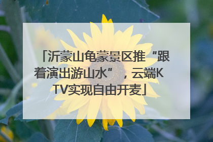 沂蒙山龟蒙景区推“跟着演出游山水”，云端KTV实现自由开麦
