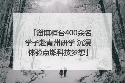 淄博桓台400余名学子赴青州研学 沉浸体验点燃科技梦想