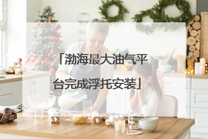 渤海最大油气平台完成浮托安装