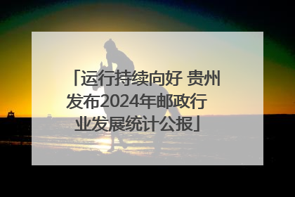 运行持续向好 贵州发布2024年邮政行业发展统计公报