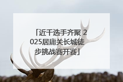 近千选手齐聚 2025居庸关长城徒步挑战赛开赛