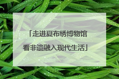 走进夏布绣博物馆 看非遗融入现代生活