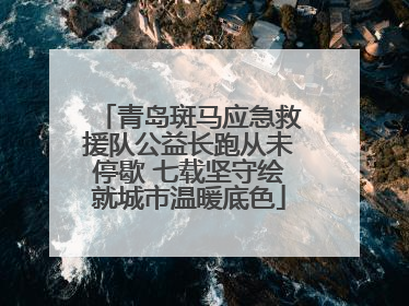 青岛斑马应急救援队公益长跑从未停歇 七载坚守绘就城市温暖底色