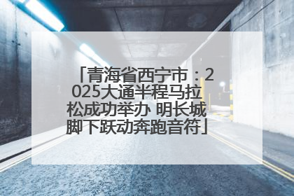 青海省西宁市：2025大通半程马拉松成功举办 明长城脚下跃动奔跑音符