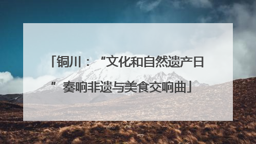 铜川：“文化和自然遗产日”奏响非遗与美食交响曲