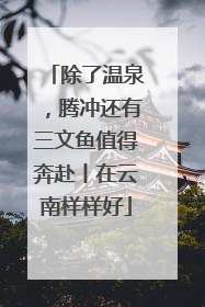 除了温泉，腾冲还有三文鱼值得奔赴丨在云南样样好