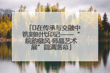 ﻿在传承与交融中镌刻时代印记——“皖韵徽风·师晶艺术展”圆满落幕