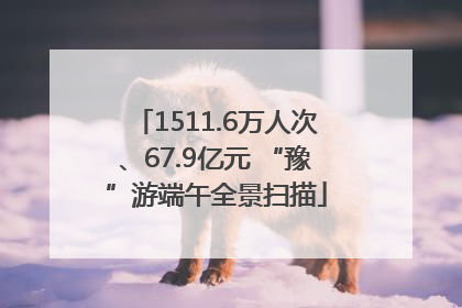1511.6万人次、67.9亿元 “豫”游端午全景扫描