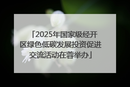 2025年国家级经开区绿色低碳发展投资促进交流活动在蓉举办