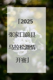 2025张家口蔚县马拉松激情开赛