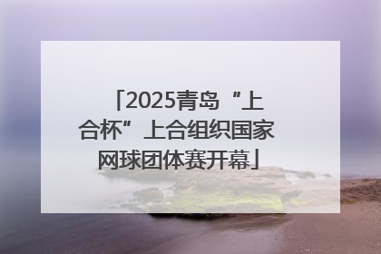 2025青岛“上合杯”上合组织国家网球团体赛开幕